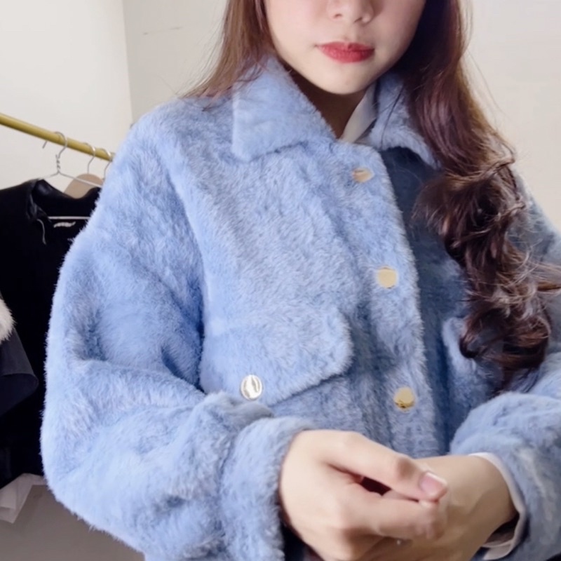 Áo Khoác Lông Thỏ 2hand Siêu Phẩm