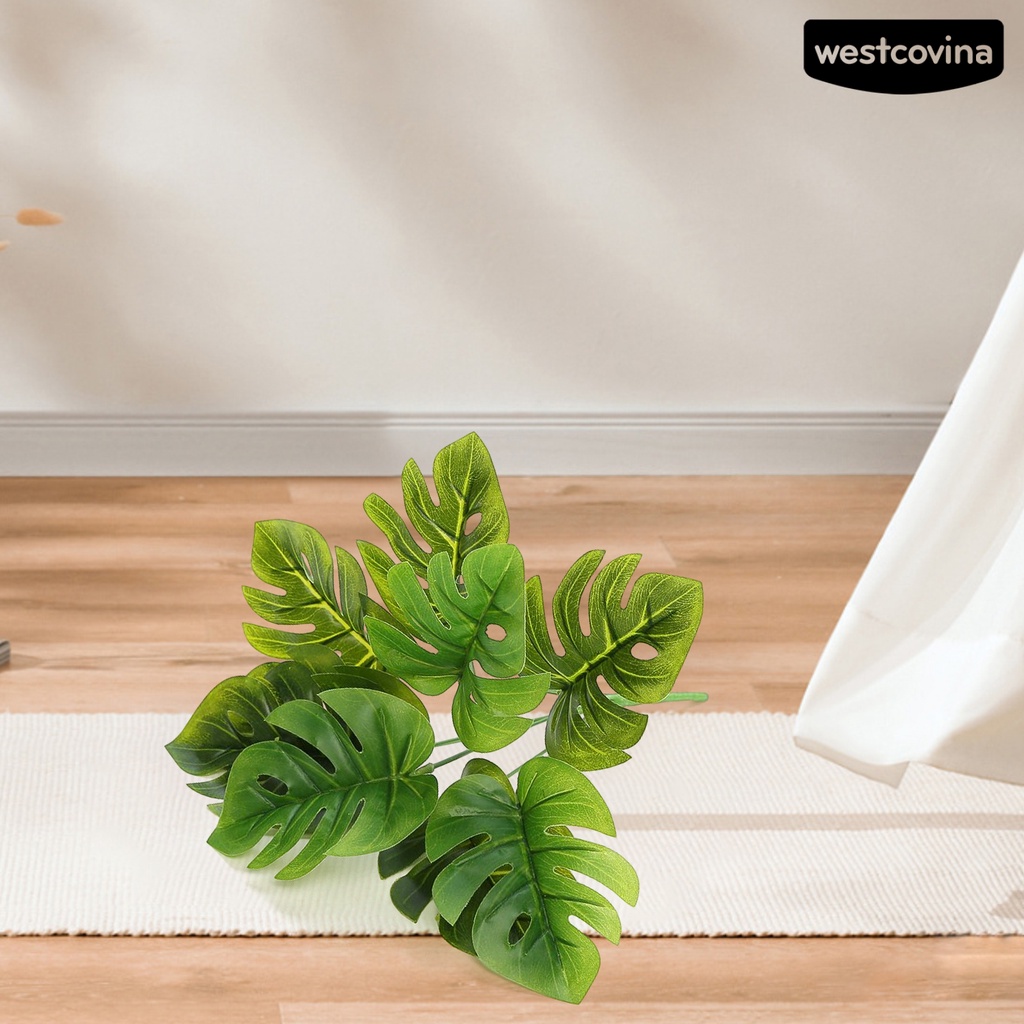 [WEST]⚘Cây Cảnh Nhân Tạo Sống Động Không Phai Màu Dễ Dàng Chăm Sóc Trang Trí Tường DIY Lưng