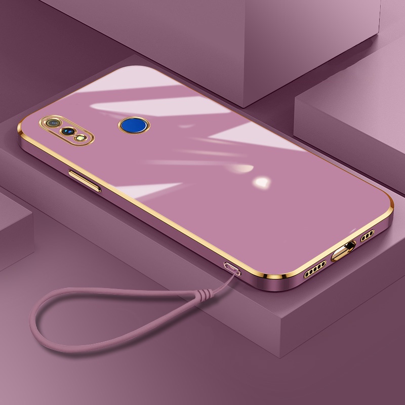 Ốp Điện Thoại gel silica Mạ Điện Cho oppo realme 3 rmx1825 rmx1821 rmx1827