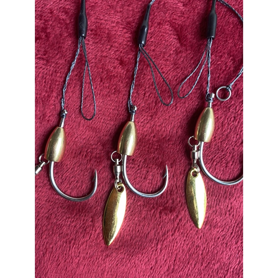 Lưỡi Nhái Treo Có Thìa Thủ Công Chất Liệu Thép 1,8 Li Không Gỉ Siêu Sắc Bén