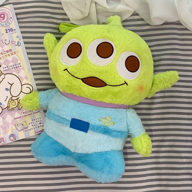 Ba Lô Hình Búp Bê Hoạt Hình Ba Mắt Nhồi Bông Dễ Thương Làm Quà Tặng Cho Bé Gái