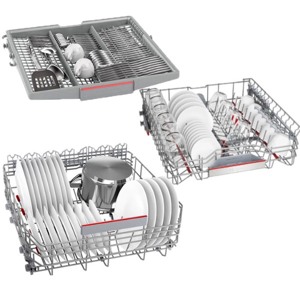 Máy Rửa Chén Bát Bán Âm 14 Bộ BOSCH HMH.SMU6ECS57E - Hàng Chính Hãng