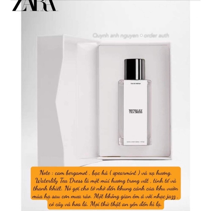 Nước hoa Zara x Jomalone bản mới 40ml và 90ml