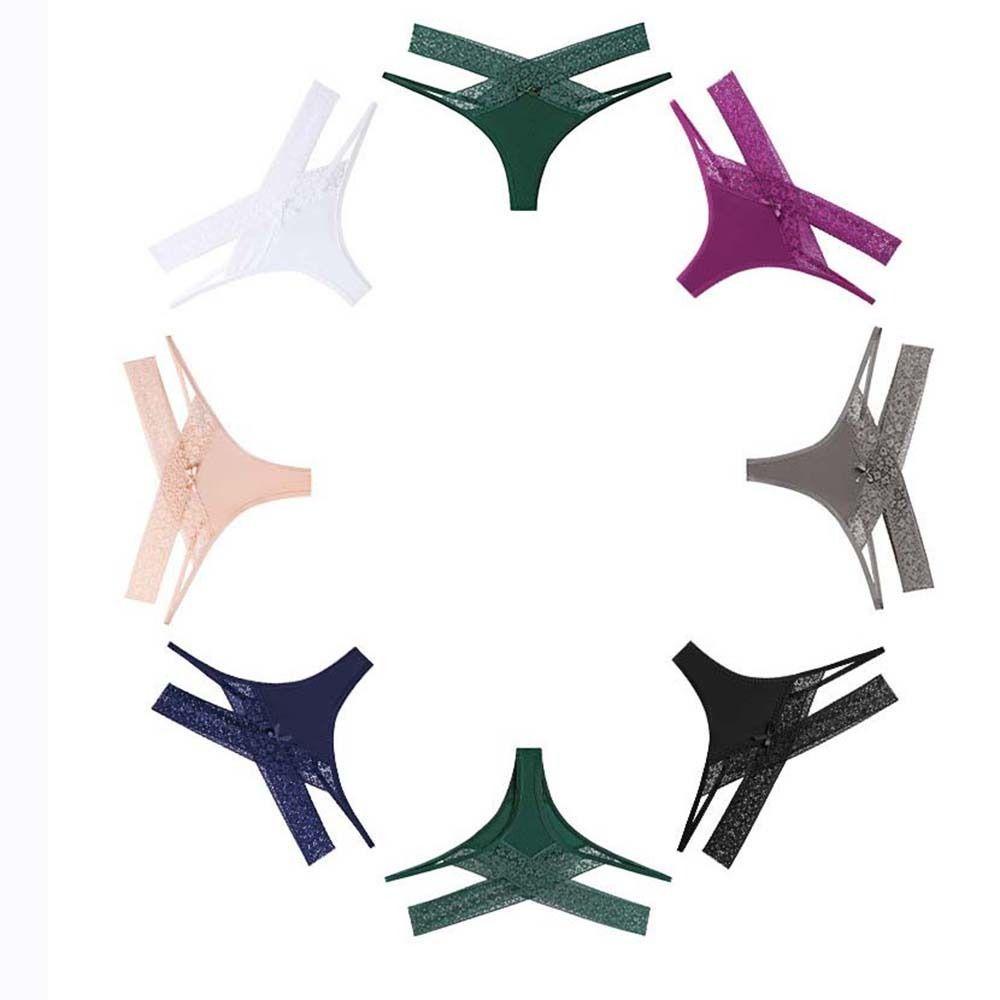 Quần Lót Cotton Phối Ren Không Đường May Màu Sắc Xinh Xắn WMES15H Cho Nữ