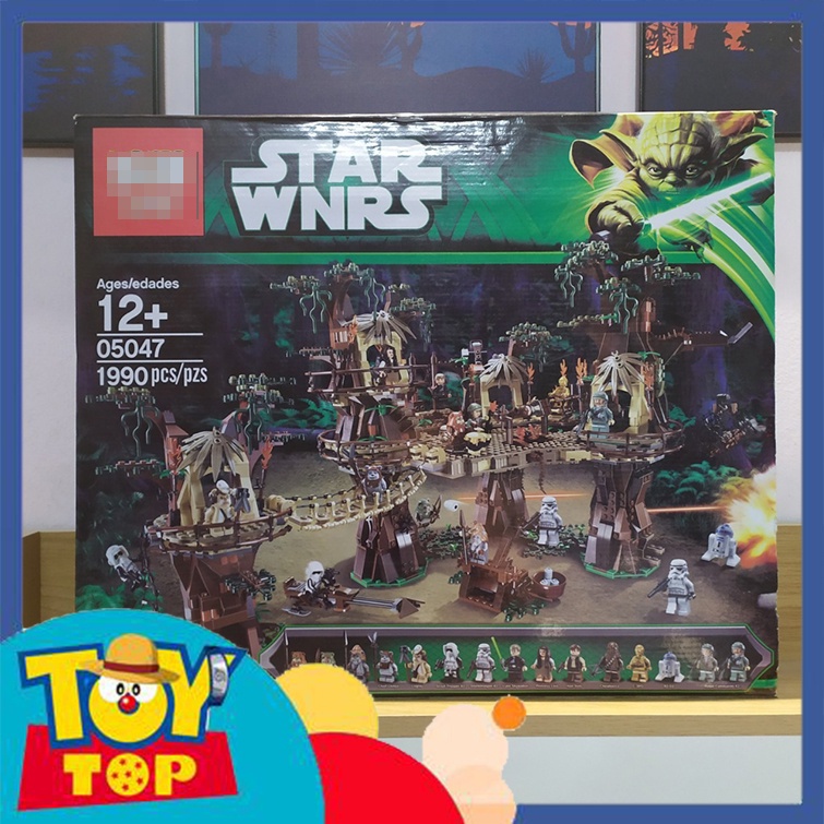 Đồ chơi lắp ráp ghép Star Wars ngôi làng Ewok Village chiến tranh vũ trụ xếp hình Leji 88868 / Lpin 05047 mô phỏng 10236