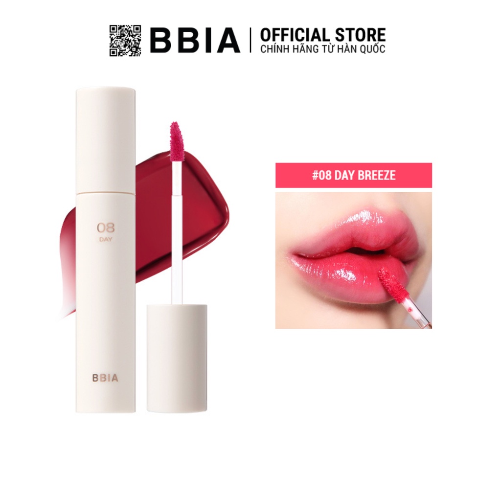 Son tint bóng Bbia Glow Lip Tint - Version 2( 5 màu) 3.2g Bbia Official Store