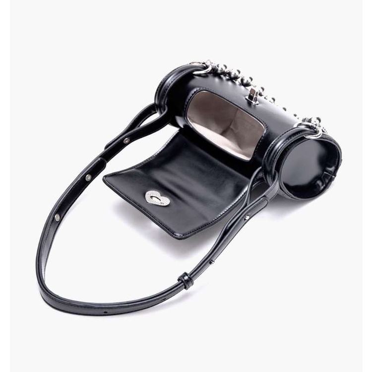 Túi Xách Đeo Chéo Có Khóa da PU Trụ Và Dây Xích Thời Trang Mới 2022 FT7322