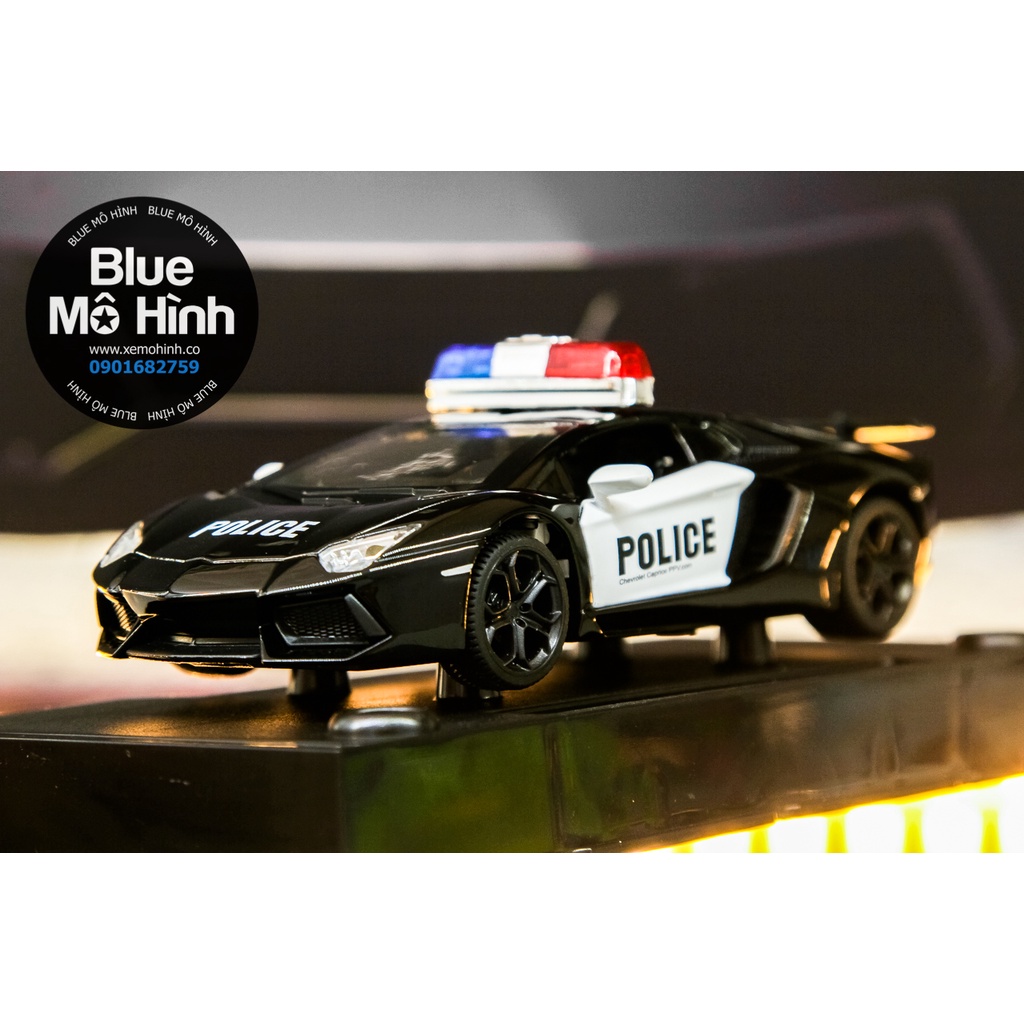 Xe mô hình cảnh sát Lambo Aventador LP700 Police 1:32