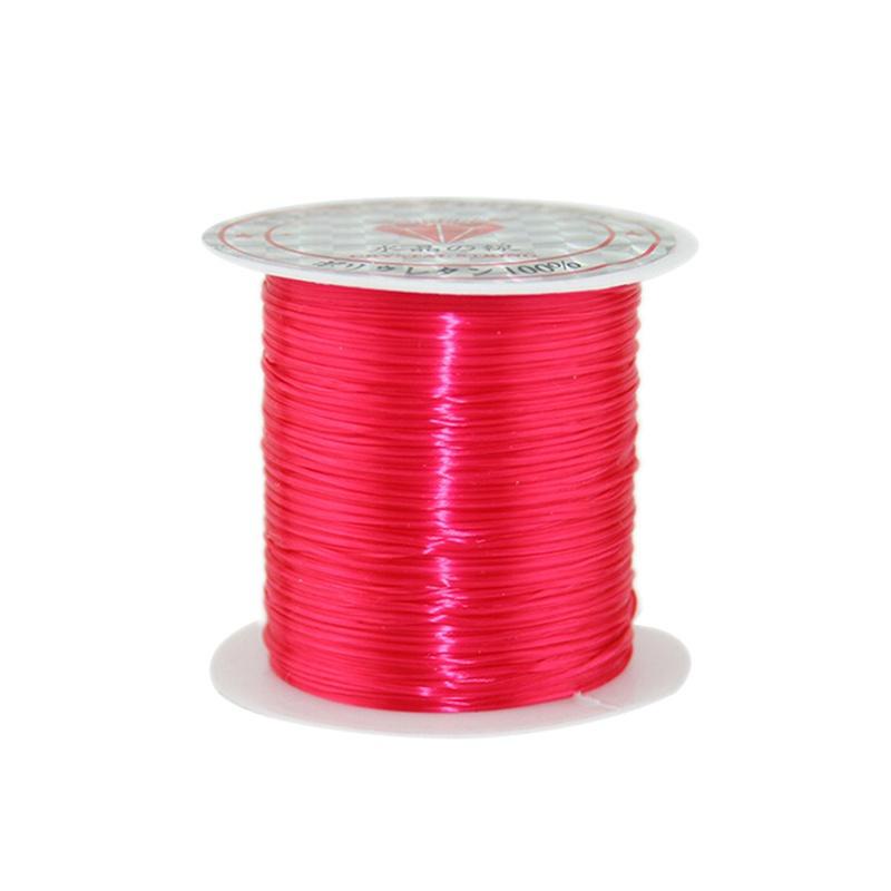 Cuộn Dây Cao Su Co Giãn 0.5mm * 10m Làm Trang Sức Tiện Lợi