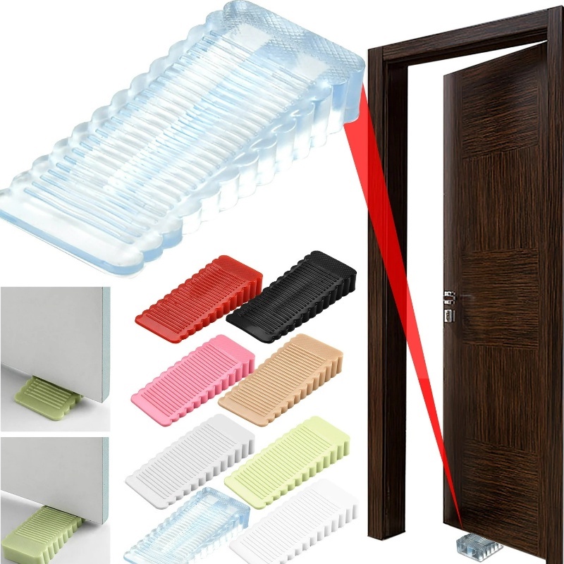 Dụng Cụ Chặn Cửa Bằng Cao Su Mềm Chất Lượng Cao Bảo Vệ An Toàn Cho Mẹ Và Bé