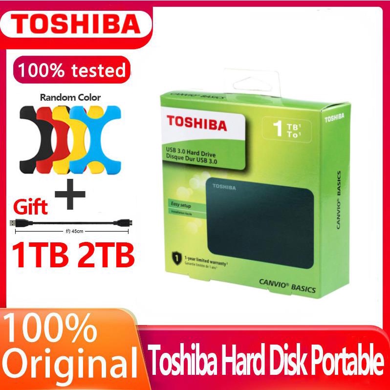 Ổ Cứng Ngoài Toshiba 500GB 1TB 2TB HDD 2.5 HD USB3.0