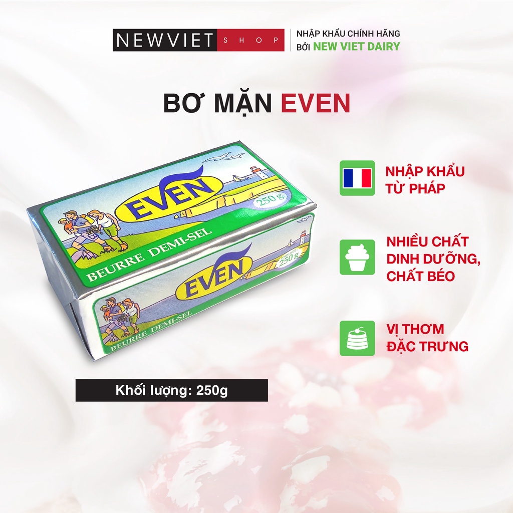 Bơ mặn Even 250g NewViet