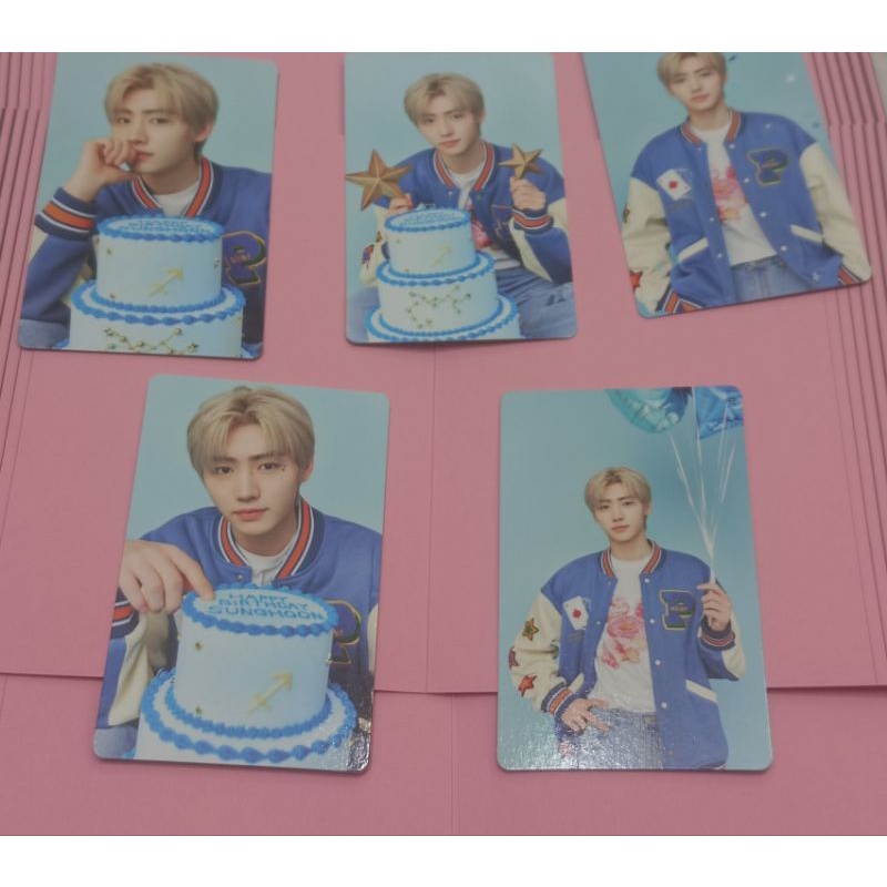 Thẻ ảnh photocard birthday sunghoon official photocard chính hãng official card