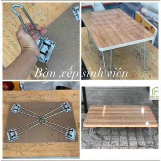 Bàn vân gỗ mfc chân kẹp nhí