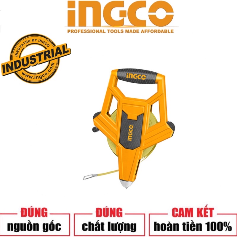 ĐỒ NGHỀ INGCO Thước cuốn thép 50Mx12.5MM HSMT8550 (Cam kết Chính Hãng