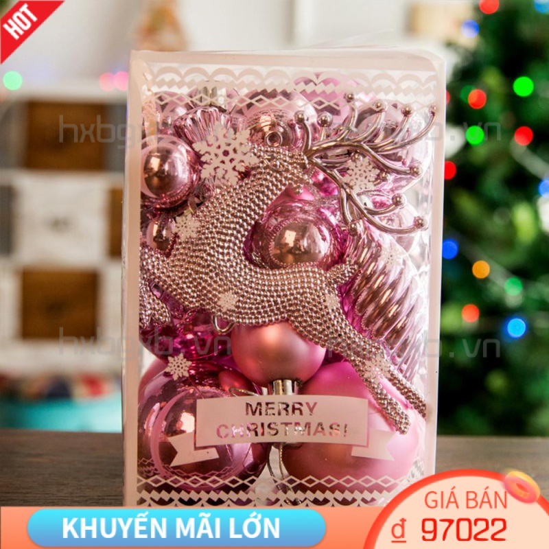 Quả Cầu Lửa Bằng Nhựa 1 2 / 1 6 / 2 3inch Màu Đỏ Trang Trí Cây Thông Noel DIY