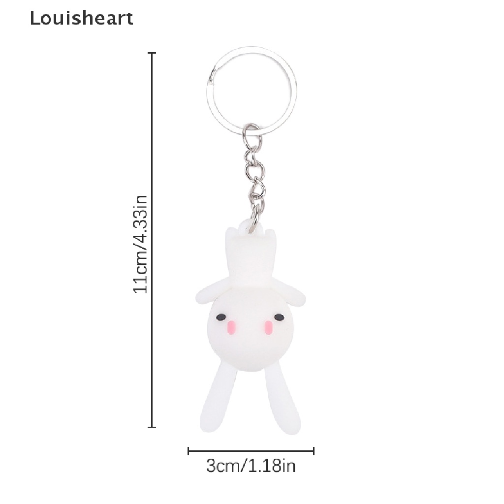 Móc Khóa Hình Thỏ Bông Năm Mới 2023 Dễ Thương