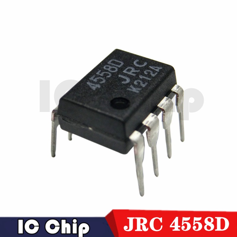 Bộ 50 JRC4558D DIP-8 JRC4558 NJM4558D 4558 4558D JRC4558 NJM4558 DIP8 Dual Op Amp Khuếch Đại IC