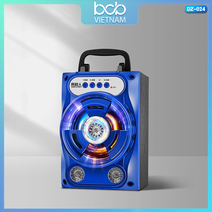 Loa Karaoke Nghe Nhạc Mini Công Suất Lớn Tặng Kèm Micro Thế Hệ Mới Đa Chức Năng DZ-024