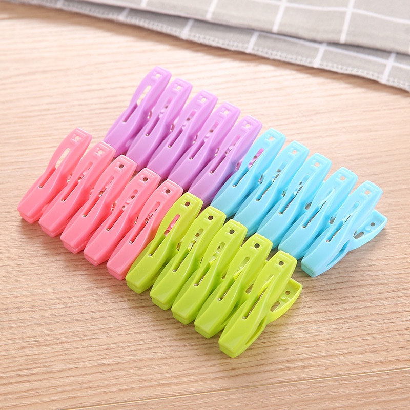 Combo 20 Kẹp Nhựa Phơi Quần Áo Tiện Lợi, Chống Trượt, Xoay 360 Độ 5117
