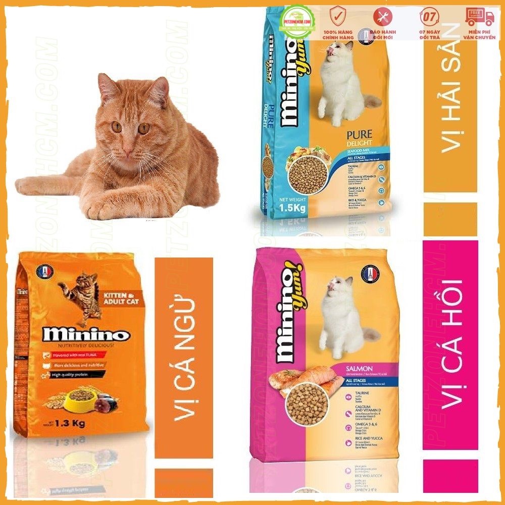 Thức ăn mèo Minino Yum 1.5 kg