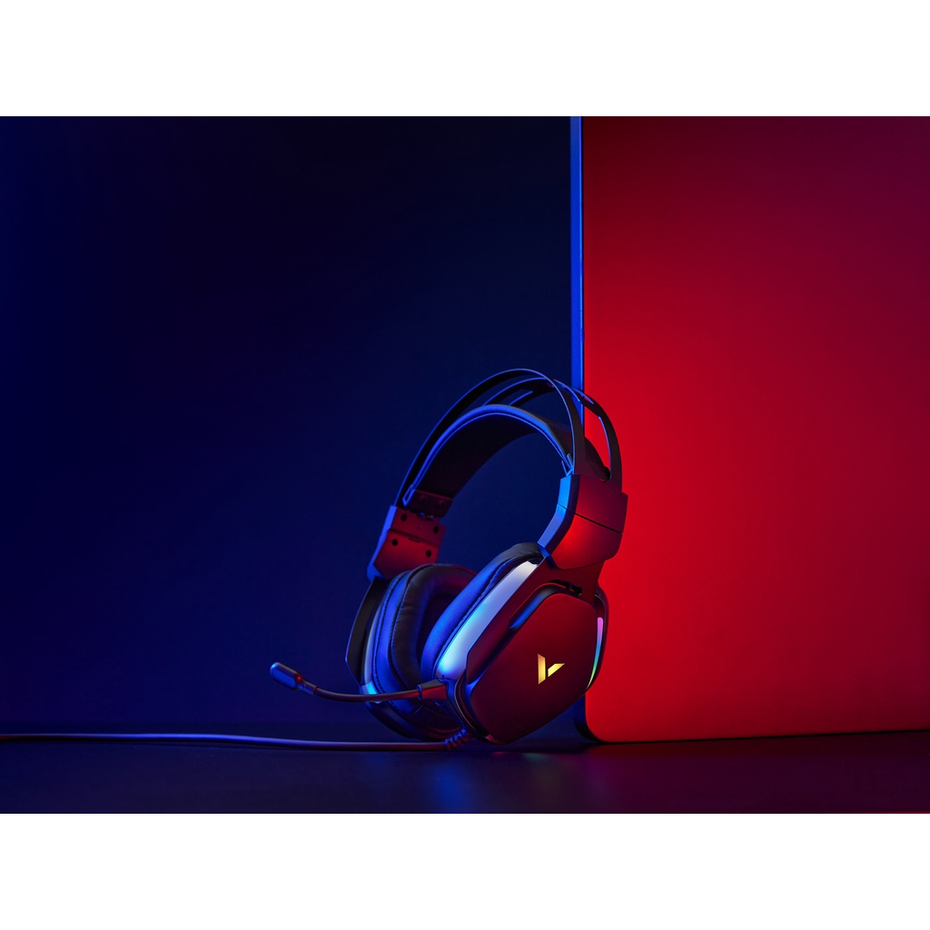 Tai nghe có dây gaming VH710 Rapoo siêu bền hiệu ứng âm thanh vòm RGB giảm tiếng ồn Bexal RP07