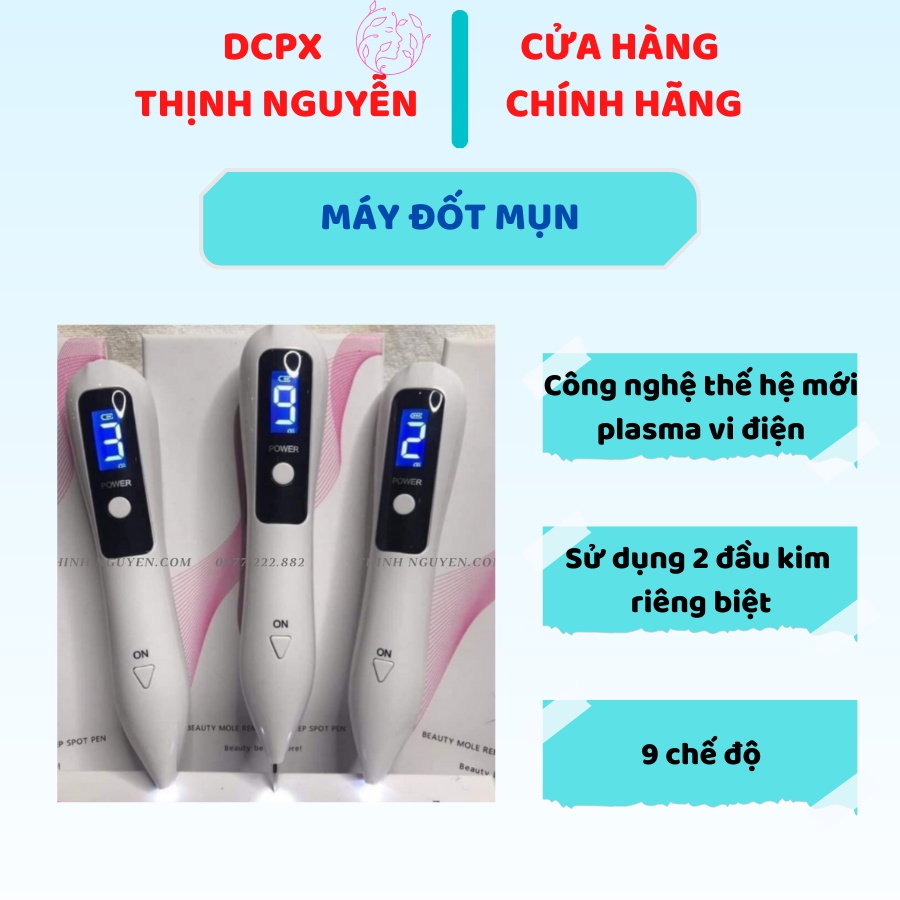 Máy Đốt Nốt Ruồi, Máy Đốt Mụn Thịt Dùng Trong Spa-9 Chế Độ