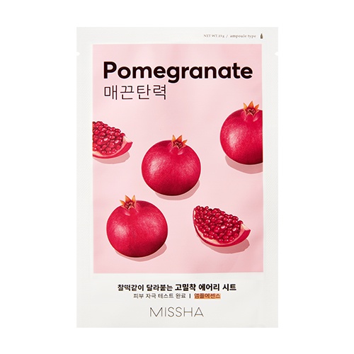 Missha airy fit sheet mask 12 types 1ea 19g