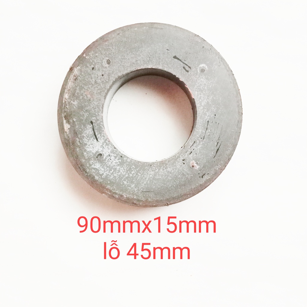 Nam châm đen tròn có lỗ nhiều kích thước tháo loa