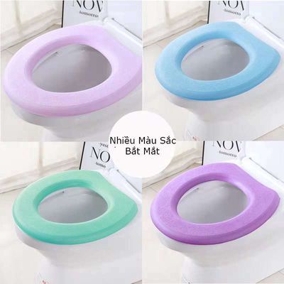 Miếng lót bồn cầu SILICON êm, mềm  không thấm nước dễ vệ sinh tiện dụng