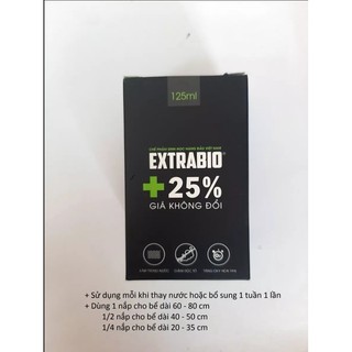 Vi sinh extra bio chai 125ml - Vi sinh làm trong nước cho bể cá bể thủy sinh