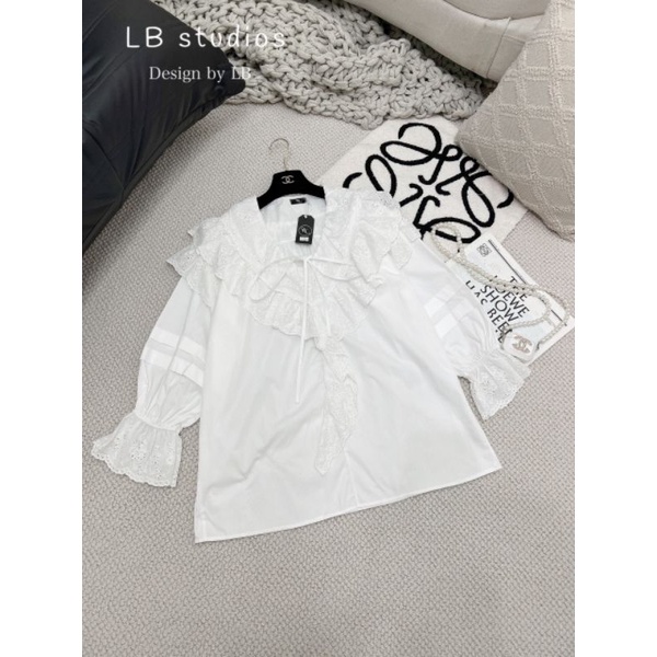 Áo sơ mi cổ bèo LB