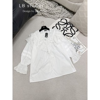 Áo sơ mi cổ bèo lb