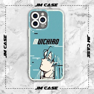 Ốp lưng iphone samsung xiaomi oppo cạnh vuông JMCase Muichiro Kimetsu No Yaiba Manga Anime