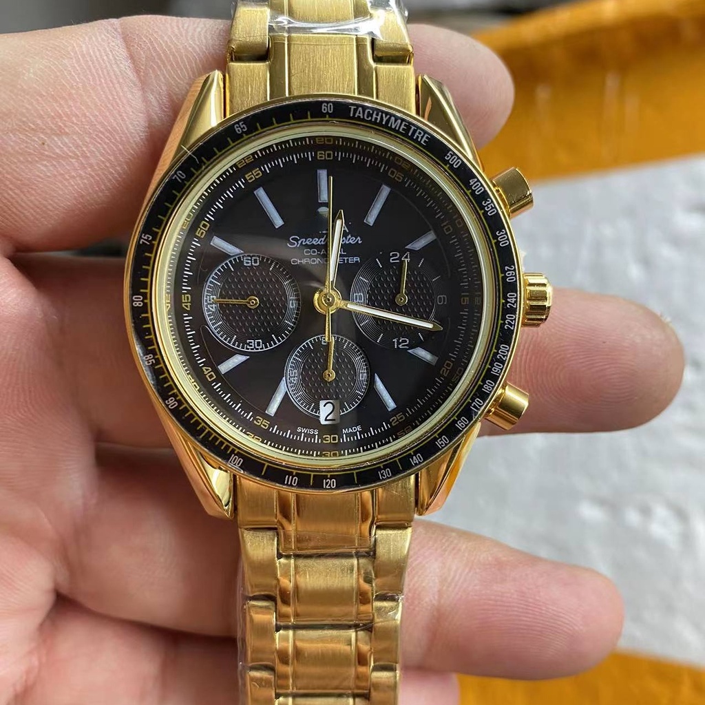 Đồng Hồ Nam Mặt Thạch Anh Dây Hợp Kim Đa Năng Oag