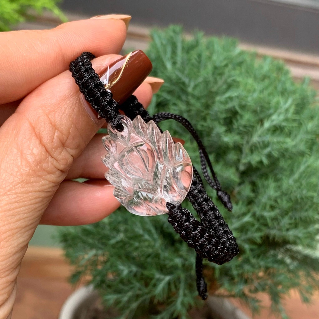 Vòng Tay Hồ Ly chúa thac.h anh trắng cho mệnh kim, mệnh thủy- PTGems