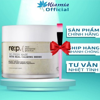 Mặt Nạ Đất Sét Hữu Cơ Hoa Cúc RE:P BIO FRESH MASK WITH REAL CALMING HERB Giảm Sưng Mụn Se Lỗ Chân Lông Cho Da Dầu 130g