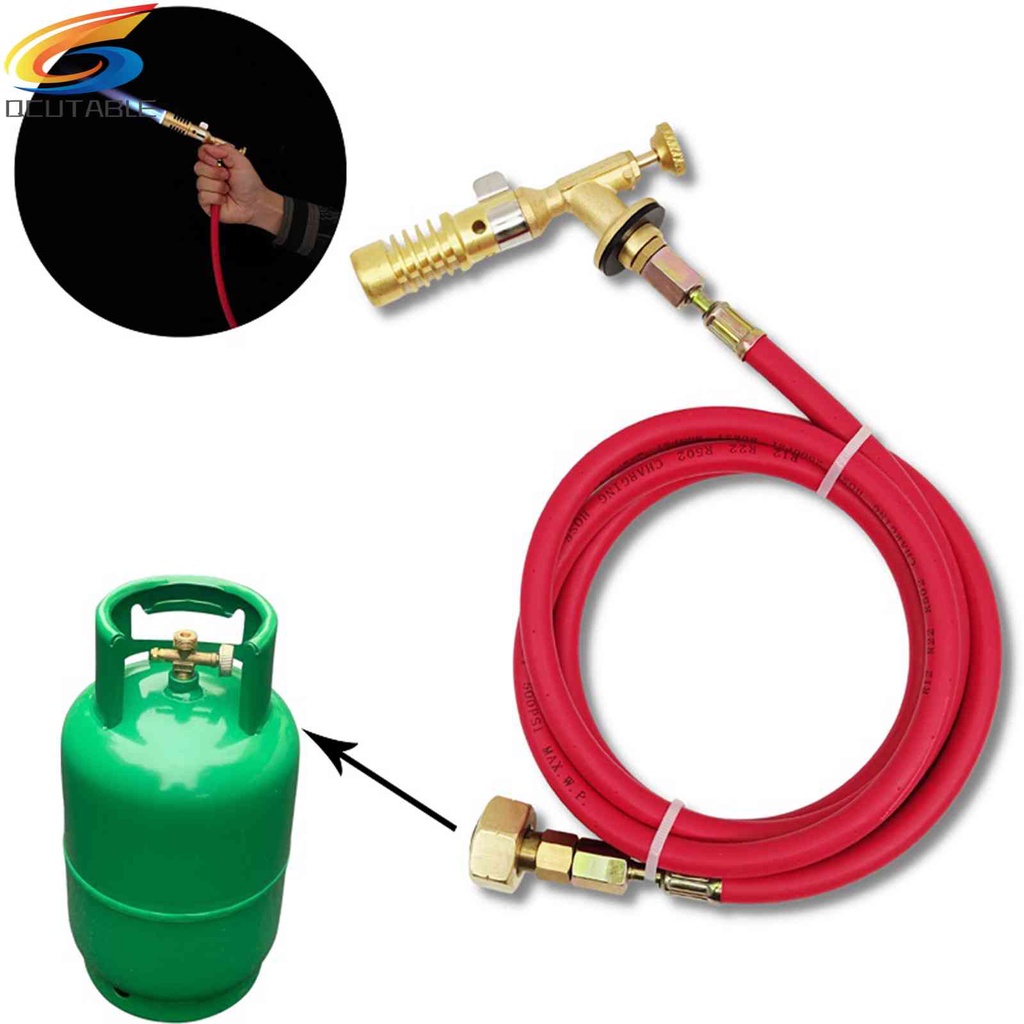 Đèn Khò Bằng Đồng Kèm Ống Cao Su 1.6m LPG Chuyên Dụng Cho Nướng BBQ