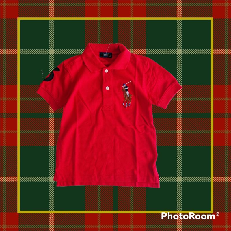 Áo polo đỏ lauren