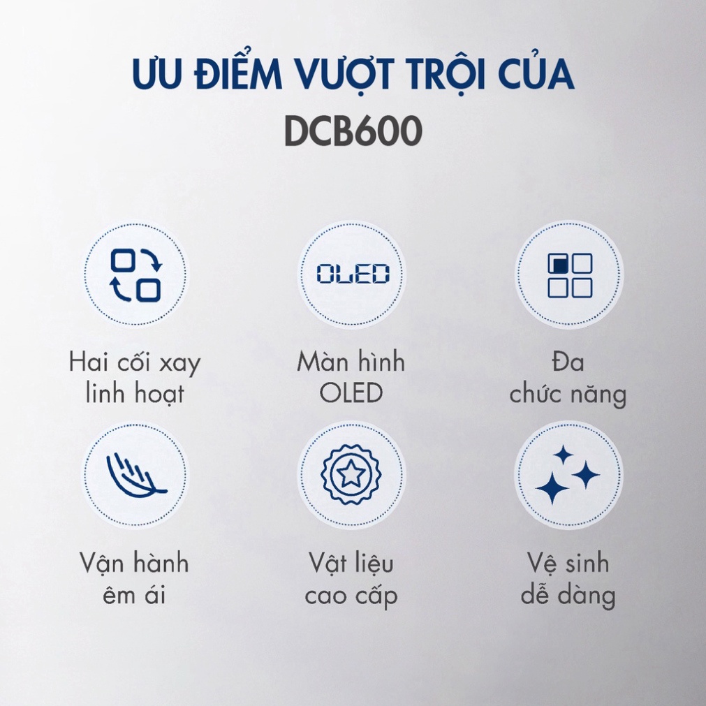 Máy Làm Sữa Hạt Mini DINGO DCB600 Chính Hãng - Thương Hiệu Mỹ