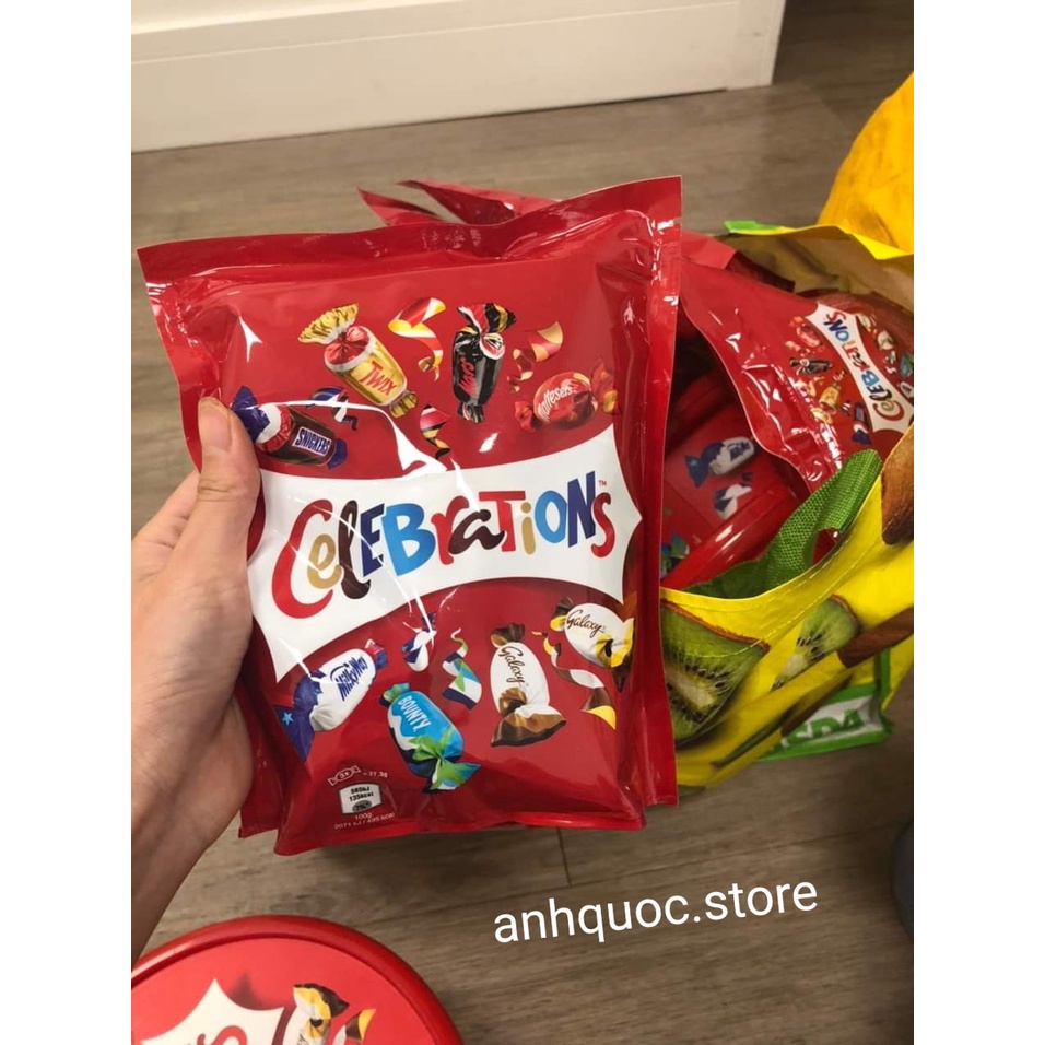 KẸO SOCOLA CELEBRATION MIX VỊ TỔNG HỢP SIÊU NGON - 370g, 650g - HÀNG NỘI ĐỊA ANH anhquoc.store