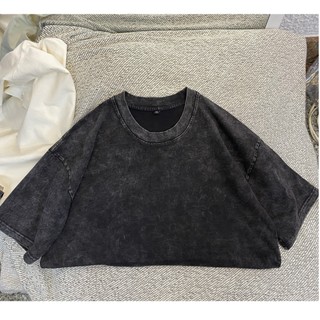 Áo thun tee wash unisex basic