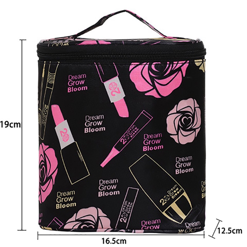Túi Đựng Mỹ Phẩm Cỡ Lớn Chống Thấm Nước Họa Tiết Hoạt Hình Thời Trang