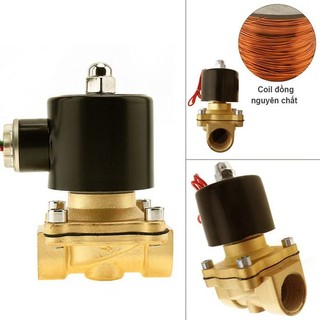 Van điện từ phi 21mm ( thường đóng) - van từ đồng 1 chiều