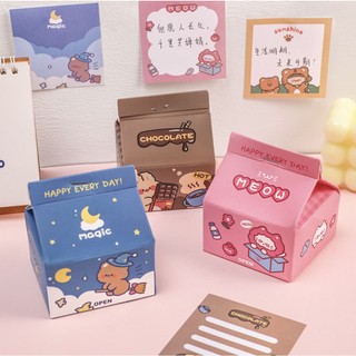 Giấy Note Rút 200 Tờ Hình Gấu Thỏ