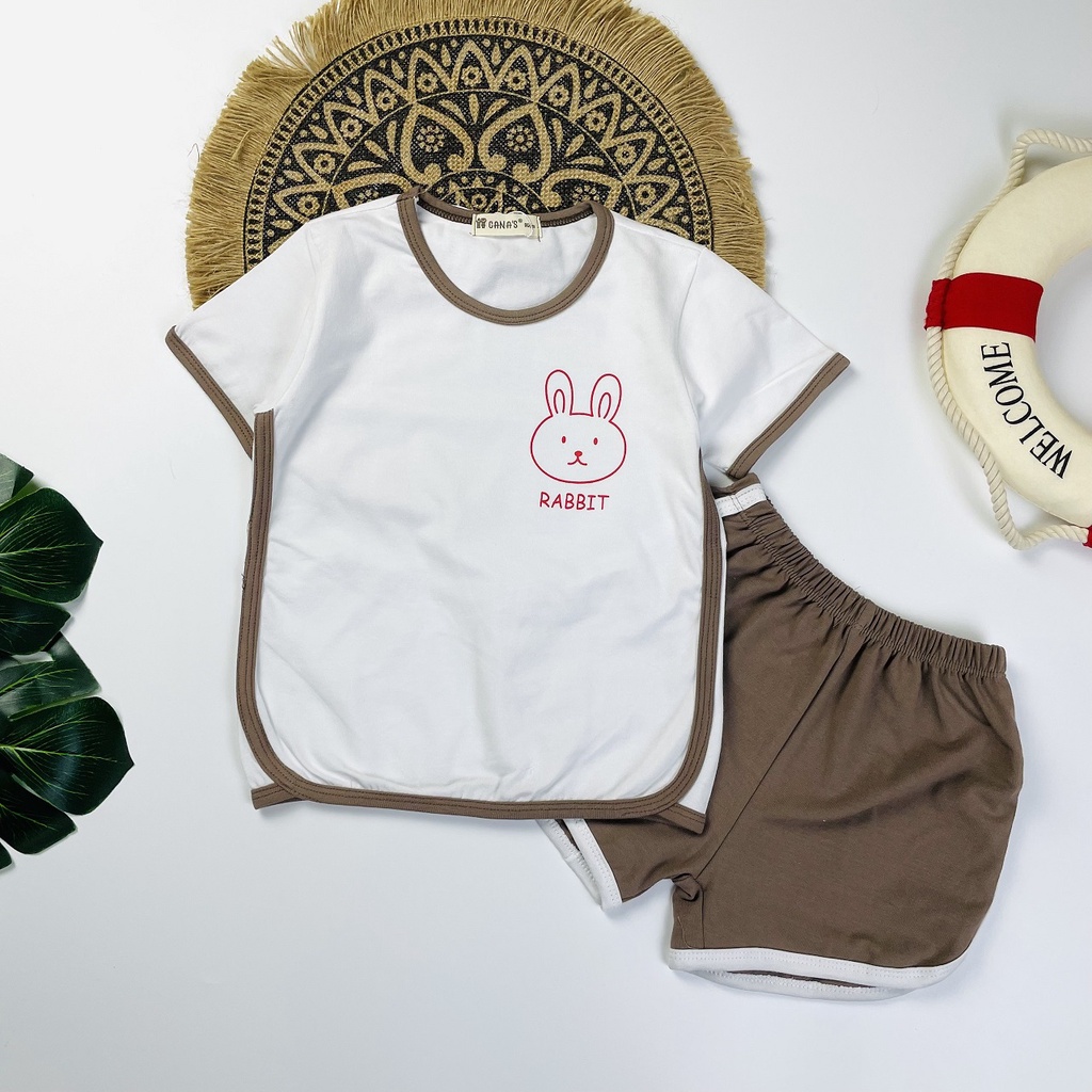 Đồ Bộ Tay Cộc Cho Bé Size(9-32kg)FREESHIPThun Cotton Ngắn Tay Hàng Chuẩn Hoạ Tiết Dể Thương