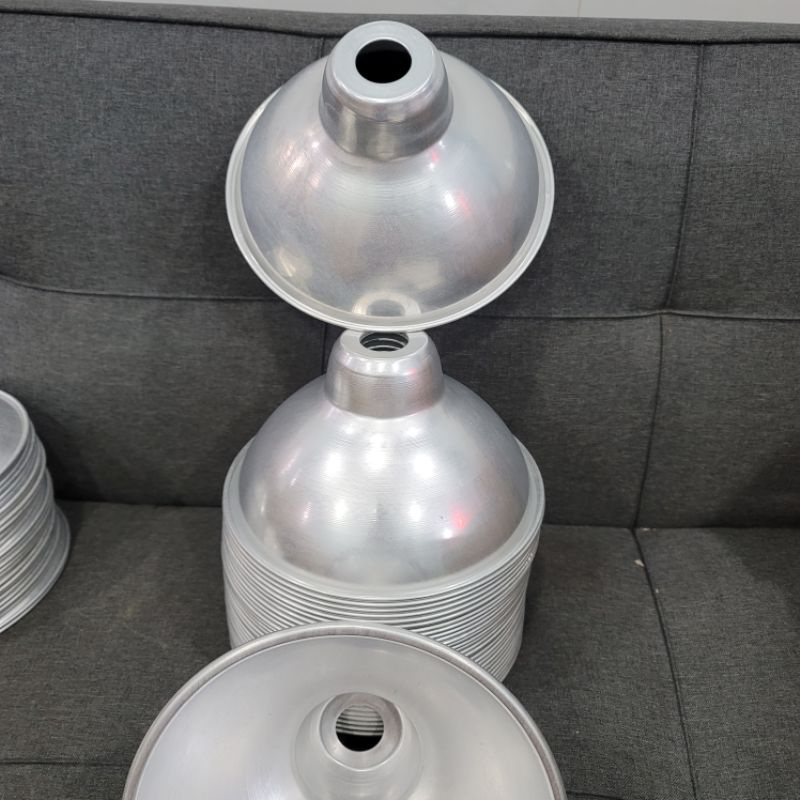 Chóa đèn nhựa - chao đèn nhựa - nhôm hình tô - dĩa - Đuôi kính nước E27 | BigBuy360 - bigbuy360.vn