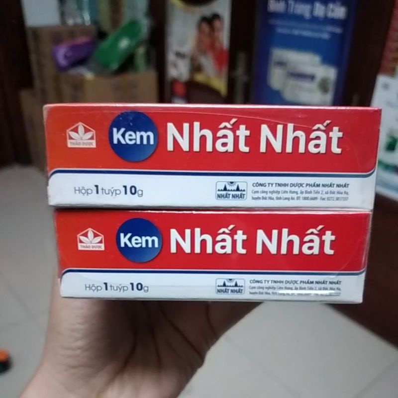 KEM NHẤT NHẤT hỗ trợ sát trùng, viêm ngứa bỏng dưỡng da tube 10g