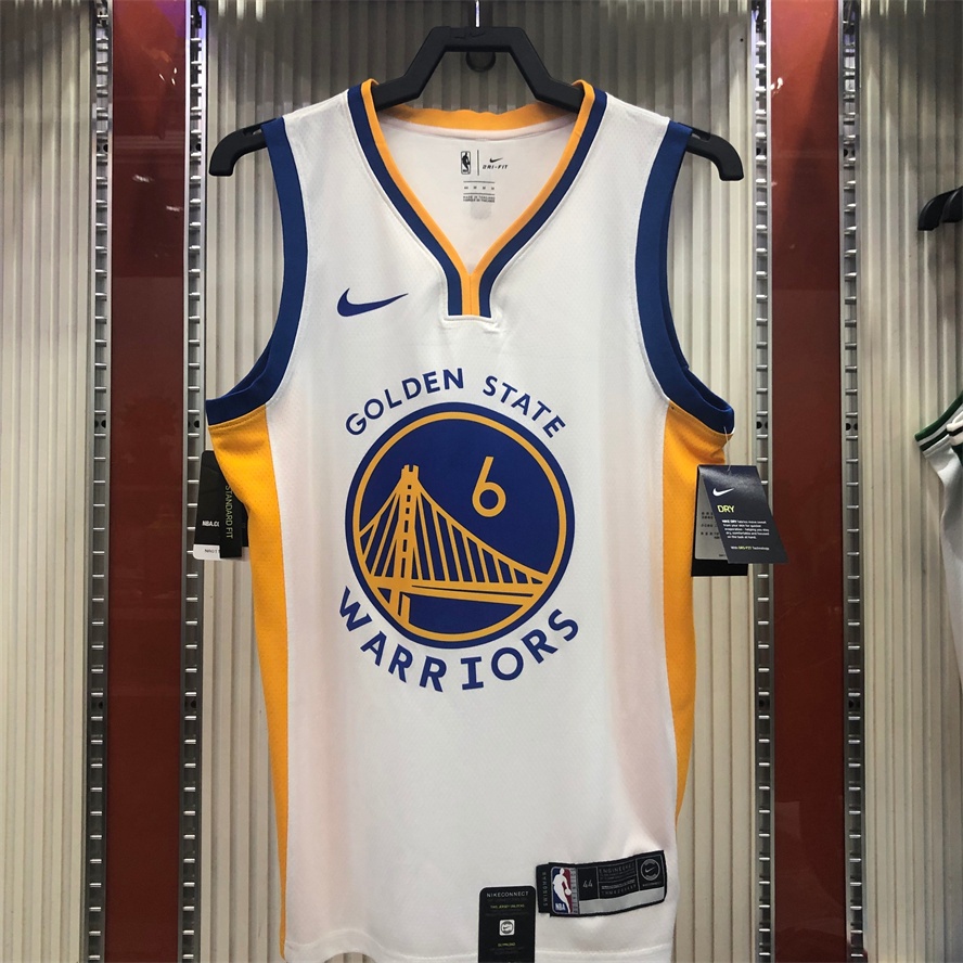 YUONG#6 NBA Áo Bóng Rổ Cổ Chữ V Màu Trắng Vàng Thời Trang Mùa 2020 Chất lượng cao + tặng vòng đeo tay thời trang