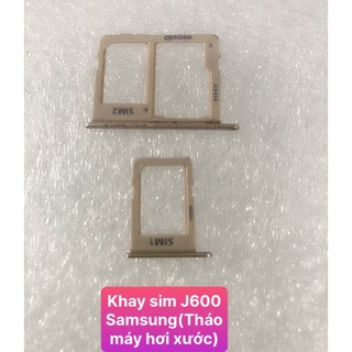 Khay sim J600 Samsung (Tháo máy hơi xước)